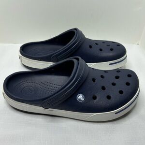 Crocs Crocband II Navy Blue Clogs Women’s Size 12 Mens 10